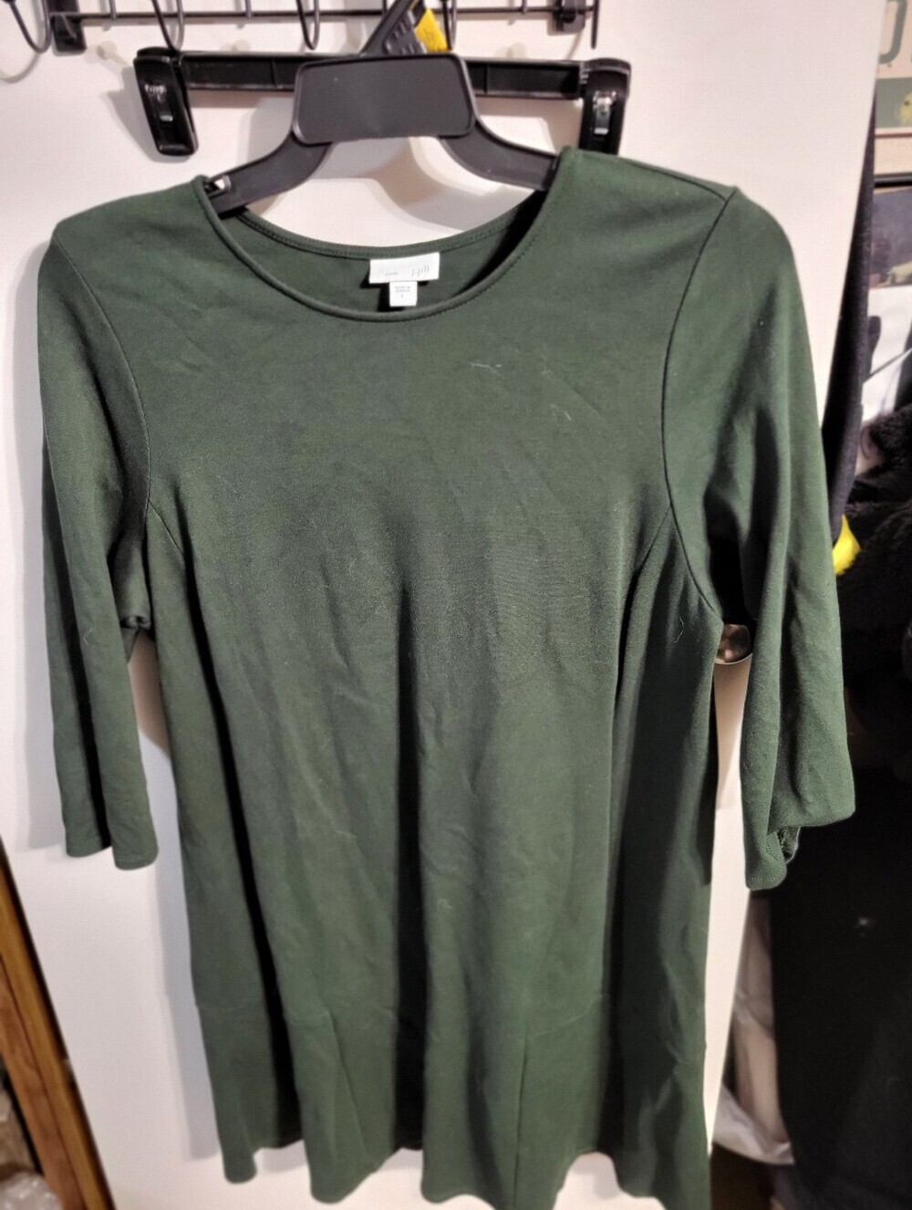 J JILL ARMY GREEN DRESS SZ L